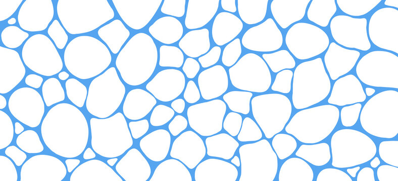 シンプルな水面の背景イラスト