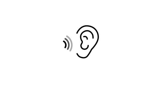 podcast animated icon animation.