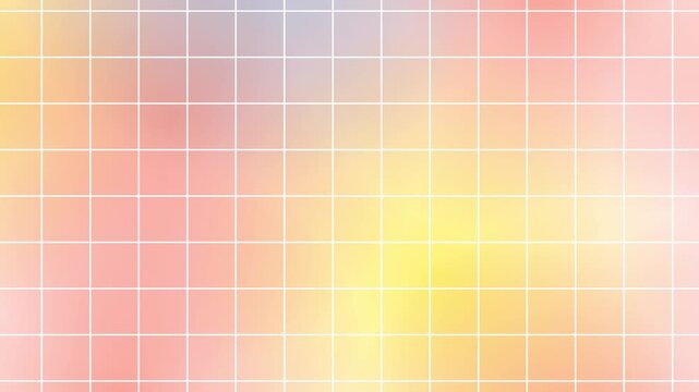Soft Pastel Grid Gradient 4K