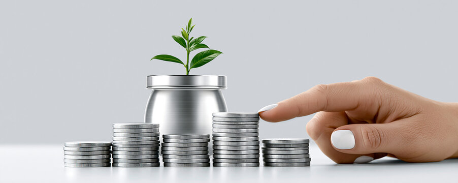 A financial planner s hand pointing to government bonds in a diversified investment portfolio, set against a clean, professional background with extensive copy space for educational content. 