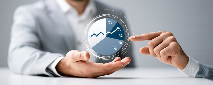 A financial planner s hand pointing to government bonds in a diversified investment portfolio, set against a clean, professional background with extensive copy space for educational content.