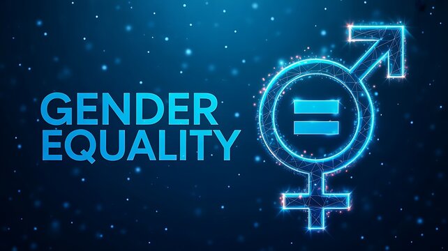 Gender equality concept with equal rights and inclusion