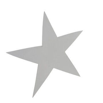 star design made by paper