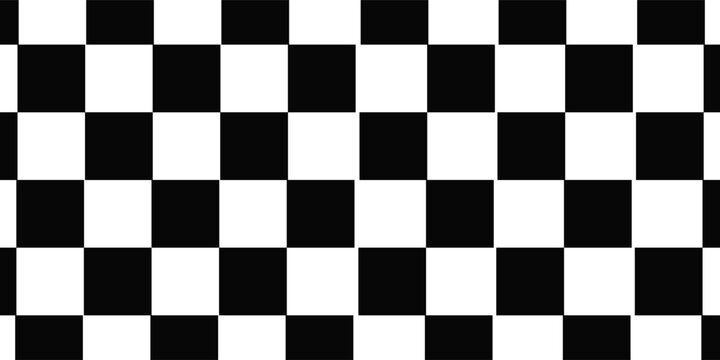 Black and white checkered pattern, Checkerboard seamless pattern, vector, modern, eps10,