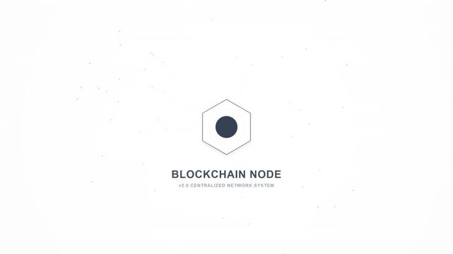 Blockchain Node Logo Design