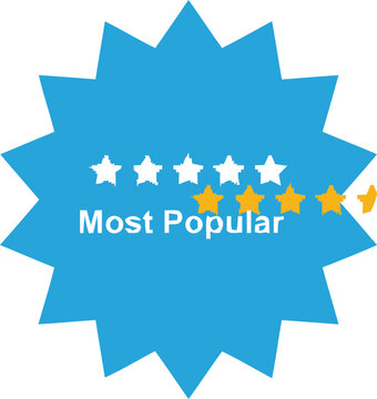 AdBlue Most Popular Star Badgeobe Illustrator Artwork
