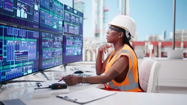Engineer Carefully Monitors Automated Gas Control System