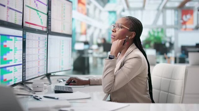 Medical Coder Carefully Enters Billing Codes Using Software