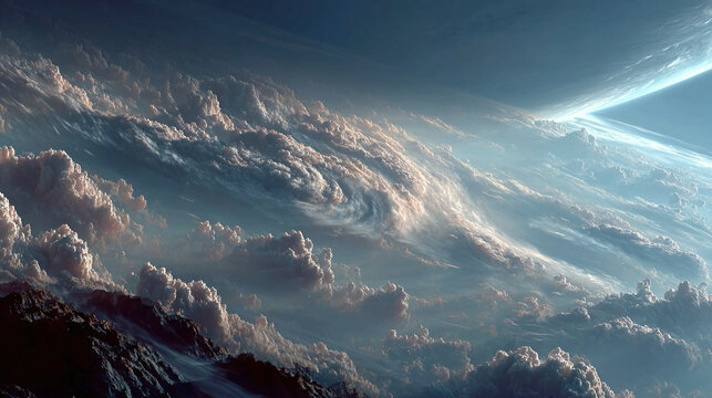 Alien-like storms on distant exoplanets reveal atmospheric chemistry wind patterns and energy dynamics completely different from Earth challenging planetary models globally