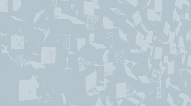 Abstract geometric pattern with squares and rectangles in muted blue tones