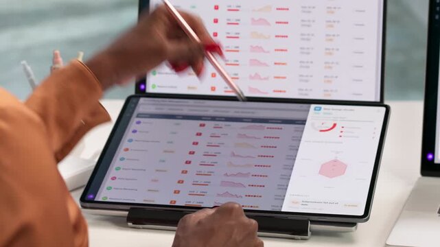 Vendor Risk Manager Carefully Reviewing Third Party Compliance