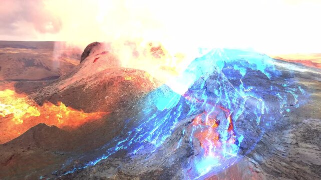 fire in the mountains