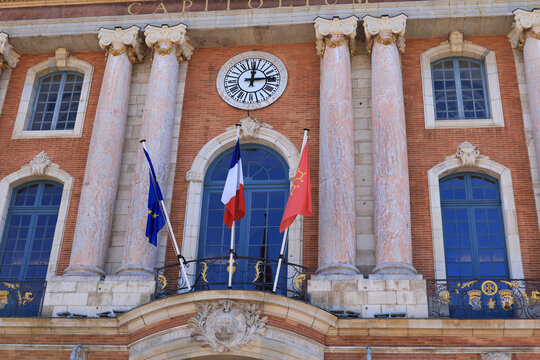 The town hall-The Capitol in the French city of Toulouse