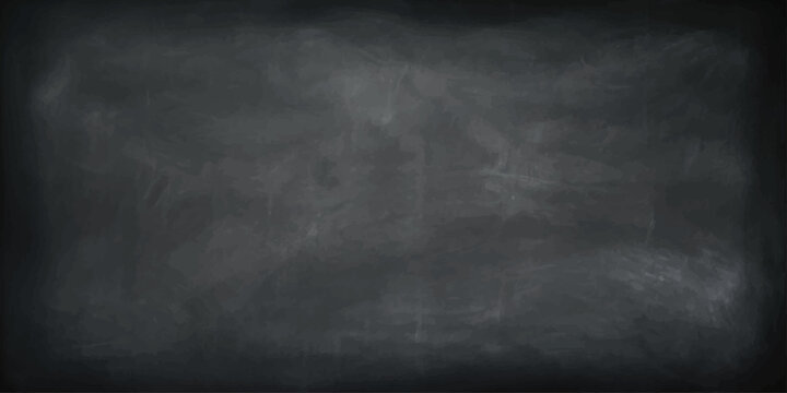 An empty blackboard with chalk smudges, ready for inspiration and learning.