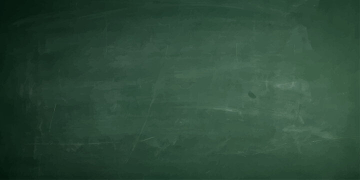 A textured green chalkboard with faint chalk marks and smudges, representing a blank canvas for learning and ideas.