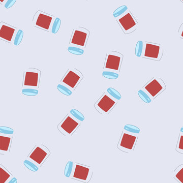 pattern penicillin antibiotic pills cartoon. amoxicillin tetracycline, erythromycin ciprofloxacin, doxycycline azithromycin penicillin antibiotic pills sign. seamless vector illustration