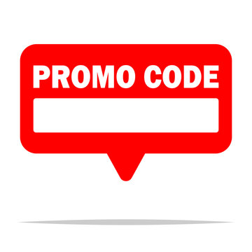 Promo code sign vector isolated illustration
