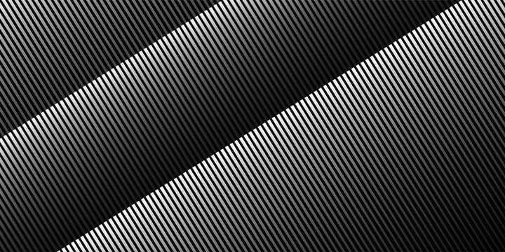 Abstract black and white vertical lines background. Monochrome minimalist halftone stripe pattern.