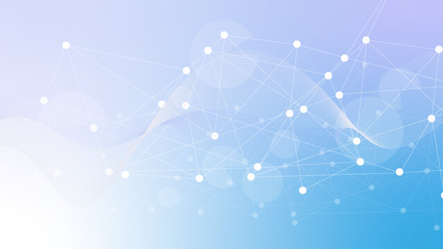 Digital technology futuristic internet network speed connection abstract blue background