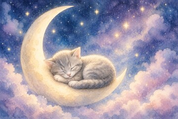 Obraz premium Cute watercolor illustration of lovely baby woodland animals on white background.