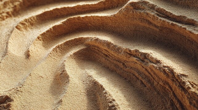 abrasion. Close-up of wind-eroded rock with smooth, parallel grooves. travel magazines, destination branding, wall prints, designed for outdoor magazines and nature guides, used by fitness trainers.