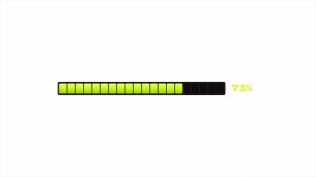 Software Installation Status Loading Indicator Graphic for User Interface Design 4k video