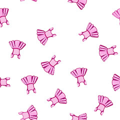pattern ballet ballerina dress cartoon. dance costume, elegance grace, stage classical ballet ballerina dress sign vector © PikePicture