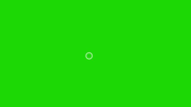 Floating Bubble Chroma Key Effect.