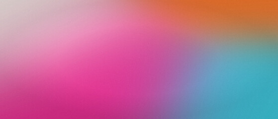 Fototapeta premium Vibrant abstract gradient background with smooth color transitions. Modern blurred mesh wallpaper in pink, orange, and blue hues. Dynamic backdrop for creative designs and digital projects