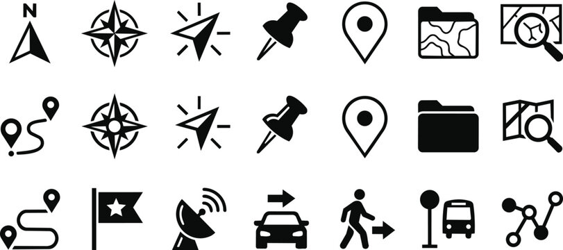 Navigation icon sheet