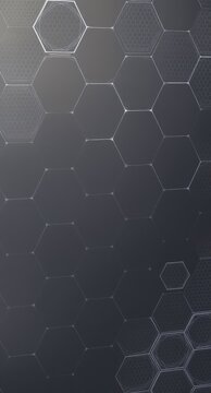black hex grid vertical
