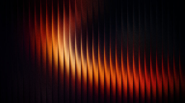 Modern abstract background with vertical lines, warm light gradient, and textured surface