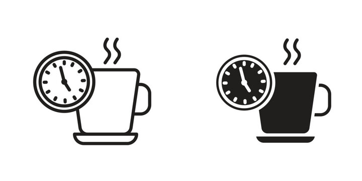 Break icon Design Illustrations. editable web icons