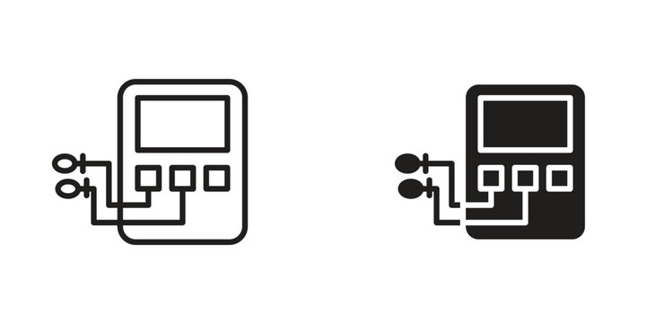 Dialysis icon Design Illustrations. editable web icons