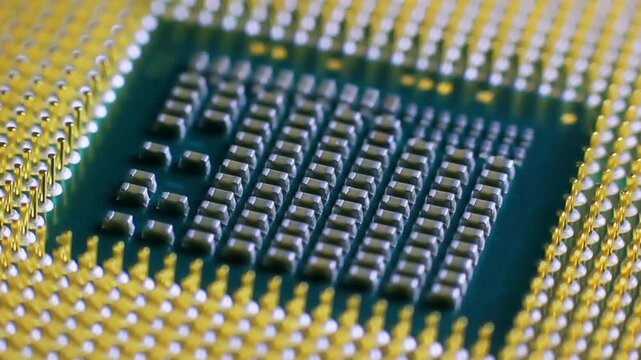 Computer Processor Socket Base On Motherboard Hardware Technology Detail