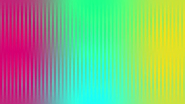 Abstract gradient background with vibrant vertical stripes in pink green yellow and cyan blue for creative digital design banner presentations and website wallpaper templates