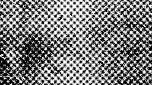 Abstract grunge vintage halftone stop motion texture overlay background. Halftone  Dot Grunge Texture Background Overlay Loop. 4k video