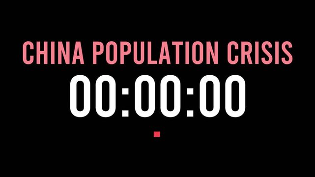 China Population Crisis is about to happen soon. Upcoming china population crisis, approaching in the near future. China Population Crisis almost here, in a short time.