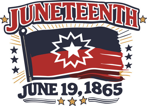 juneteenth flag day svg