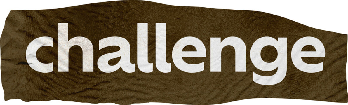 Challange &ndash; Modern Magazine & Tabloid Collage Typography clipping cutout Art