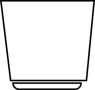 Set of simple flower pots silhouettes isolated on transparent background various container shapes for gardening and home decoration vector illustration black icons, isolated on transparent background.
