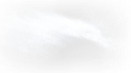 Obraz premium Realistic White Dust Explosion Isolated PNG