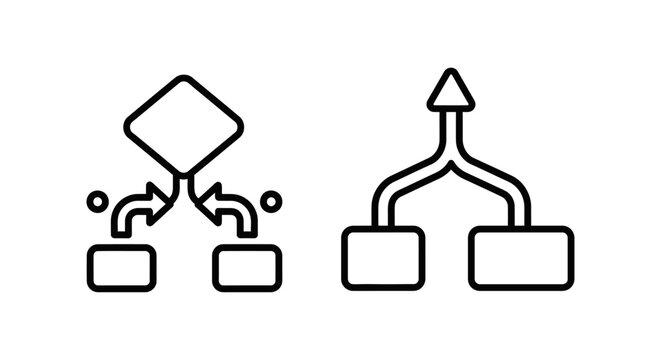 Programming if else logic flowchart icons with programming flowchart software conditional branching algorithm development decision computing instruction structure engineering