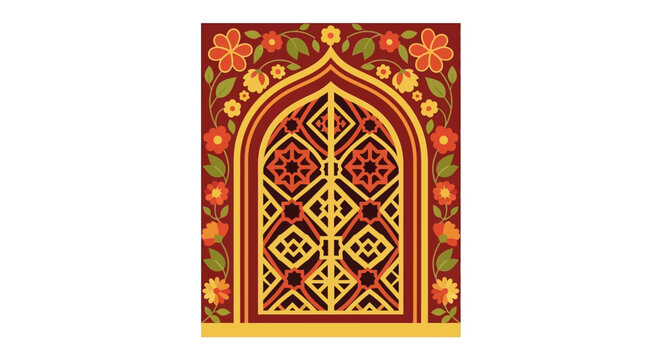 Intricate Islamic Geometric Pattern Design.