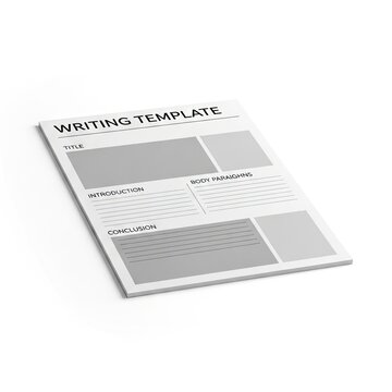 Writing Template Document for Structured Content Creation.