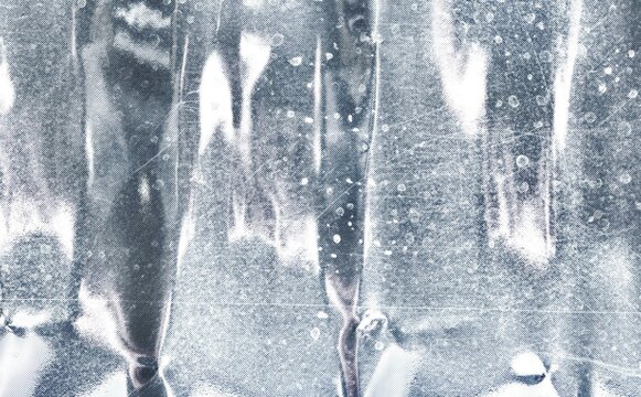 Aged newspaper halftone abstract dotted background and texture