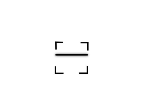 scanner icon animation isolated scanner neon shine icon animation .