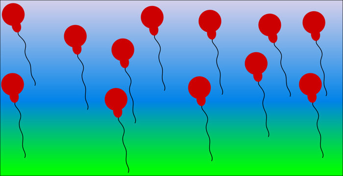bloon in sky