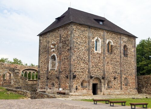 Cheb castle, partially ruined castle in the town of Cheb in western Bohemia, Czech Republic