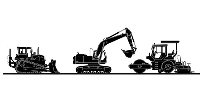 bulldozer excavator loader